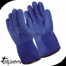 SRSAFETY Orange pvc chemische Handschuh / grüne PVC Handschuhe